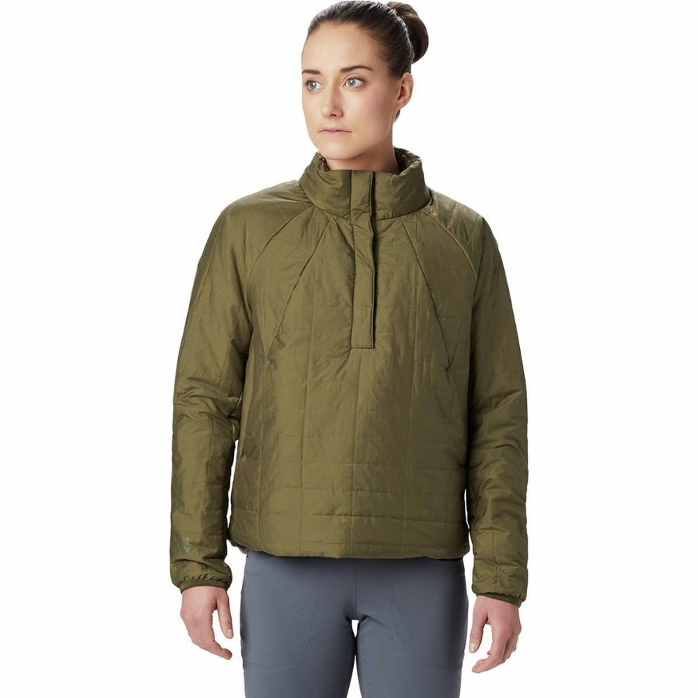 Mountain Hardware Skylab Insulated Pullover Golde… - image 1